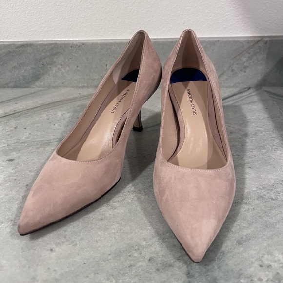 Stuart Weiztman 85 power nude pumps size 7 - Picture 3 of 6